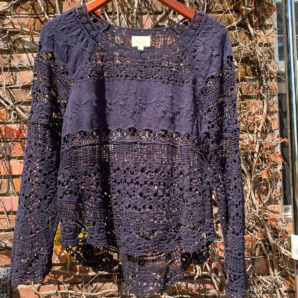 Anthropologie • Deletta long sleeve top